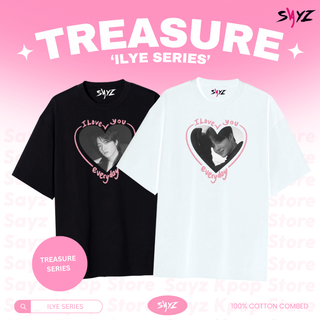 Tshirt Treasure ILYE - Jihoon Hyunsuk Yoshi Jeongwoo Haruto Junkyu Asahi Doyoung Junghwan Jaehyuk - 