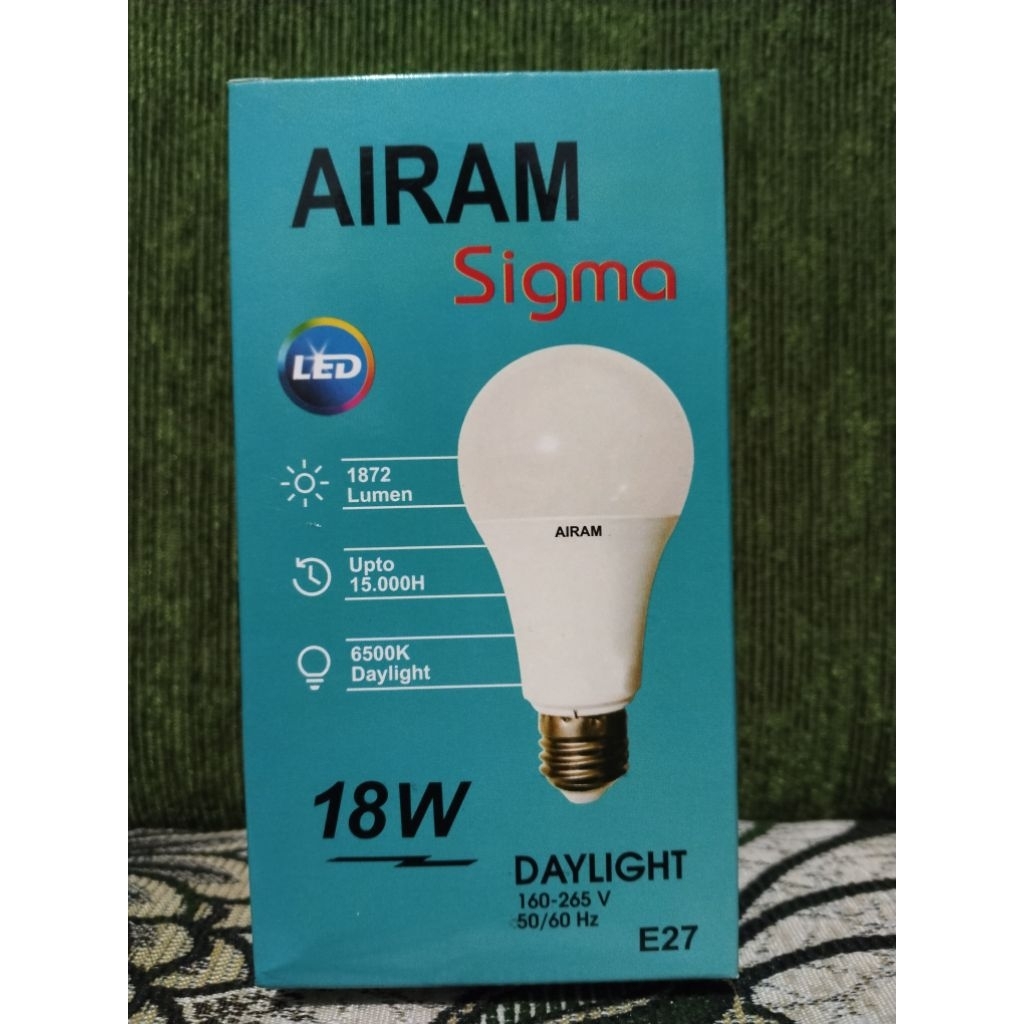Lampu LED AIRAM 18 W  cahaya putih