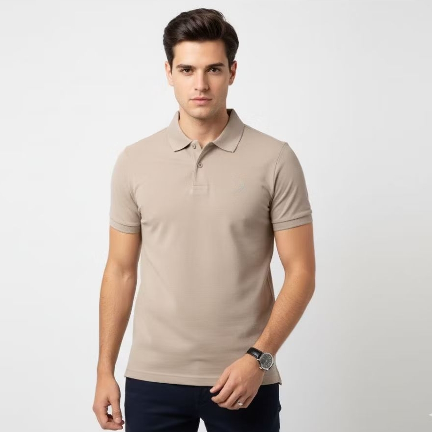 Kaos polo shirt pria kera polos nitrogen