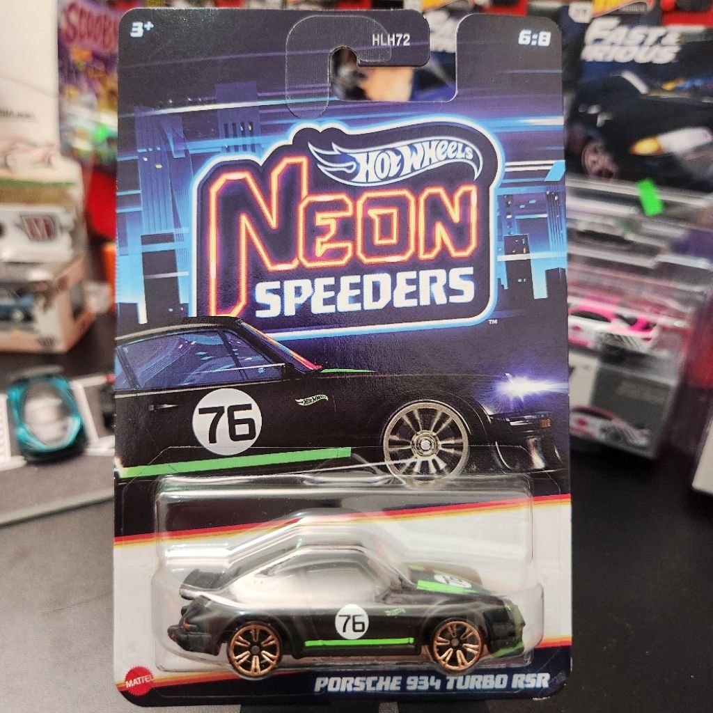 Hot Wheels Porsche 934 Turbo RSR Neon Speeders