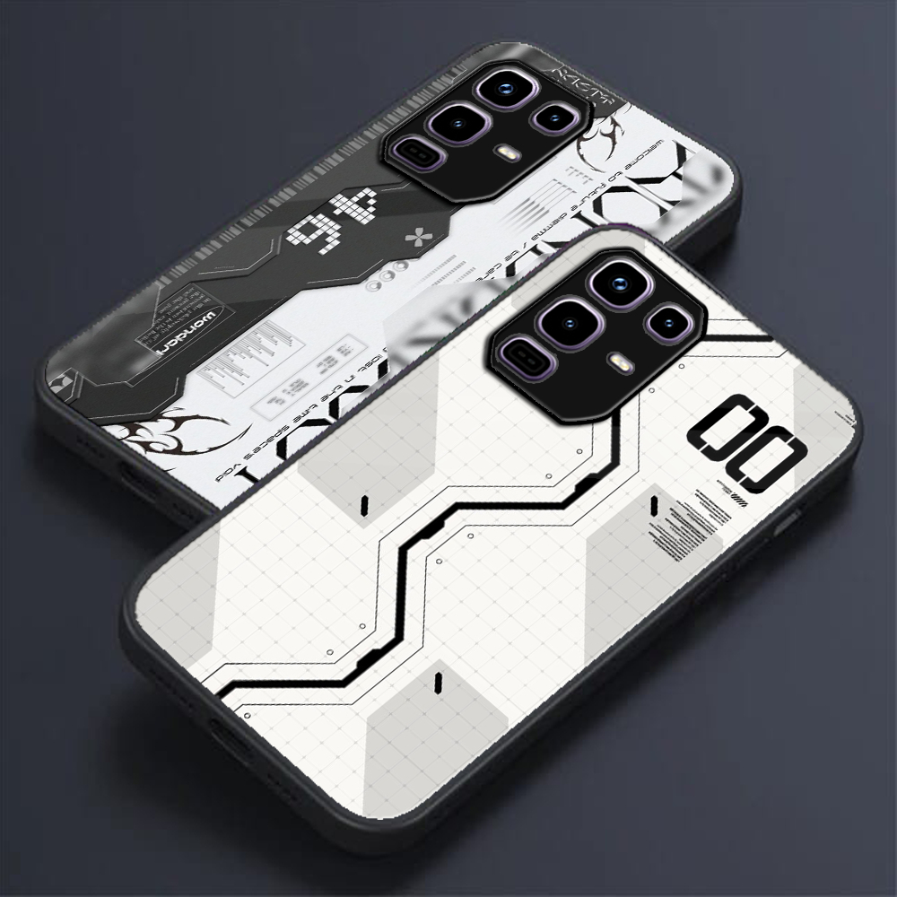 Case Glass akrilik for Infinix Note 50 Pro - Case Handphone - Case Akrilik infinix Note 50 pro - Cas