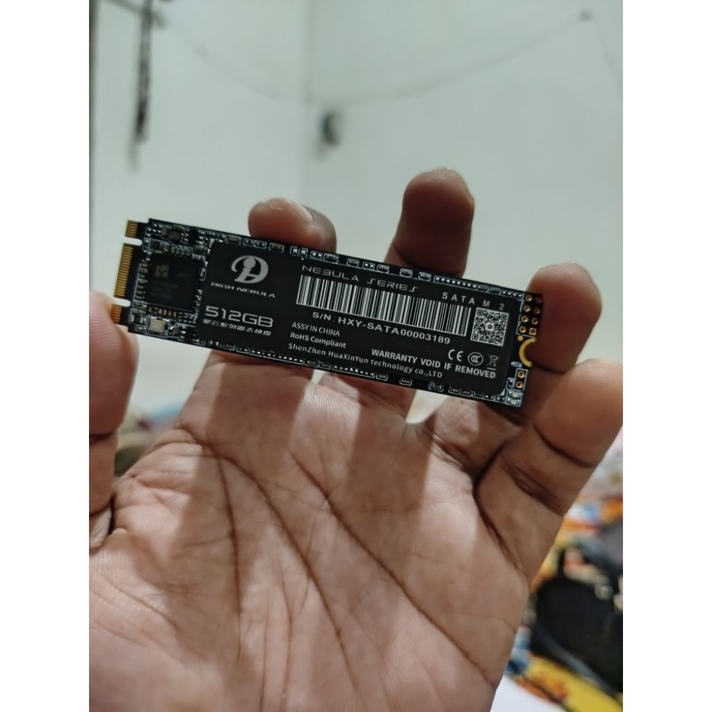 SSD M2 SATA 512 kondisi Bekas hanya buat penyimpanan eksternal