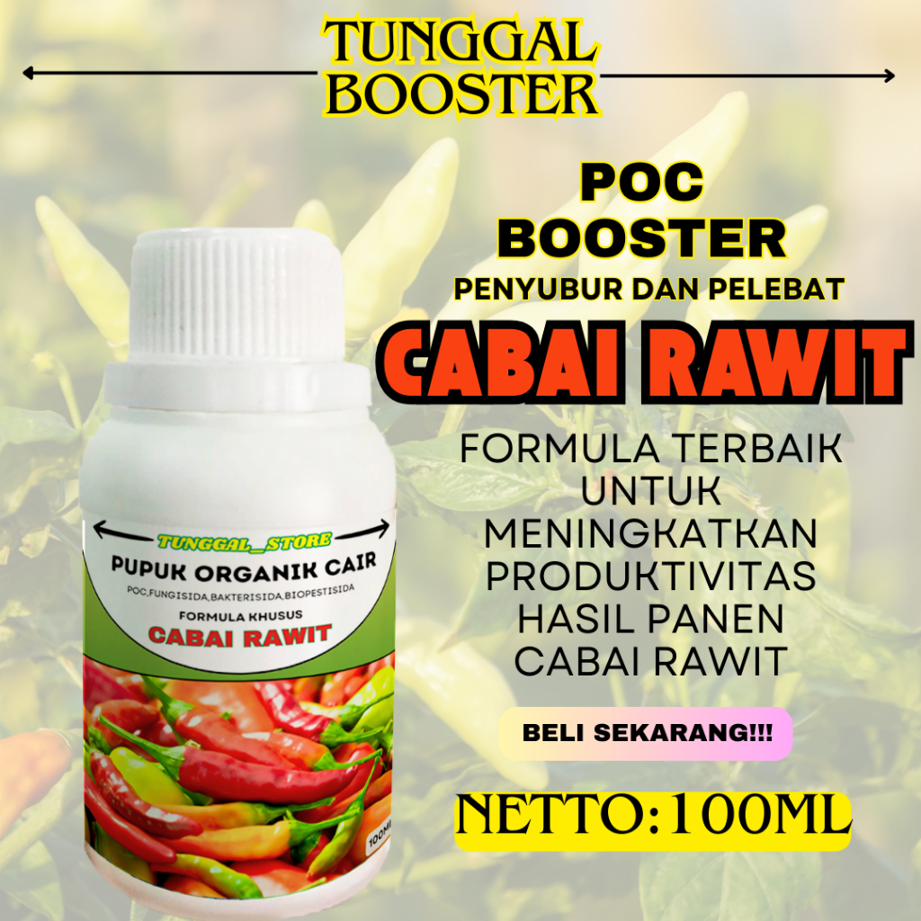 COD Pupuk Pelebat Cabai/pupuk organik cair tanaman cabe rawit/pupuk penyubur dan perangsang cabai/pu