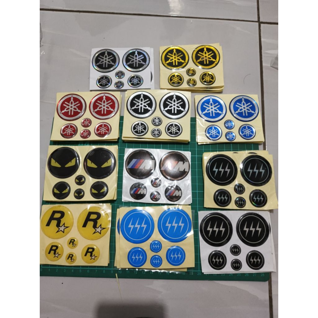 Emblem timbul logo yamaha  NMAX AEROX LEXI MIO SOULGT 125 SOUL GT MIO SMILE DLL