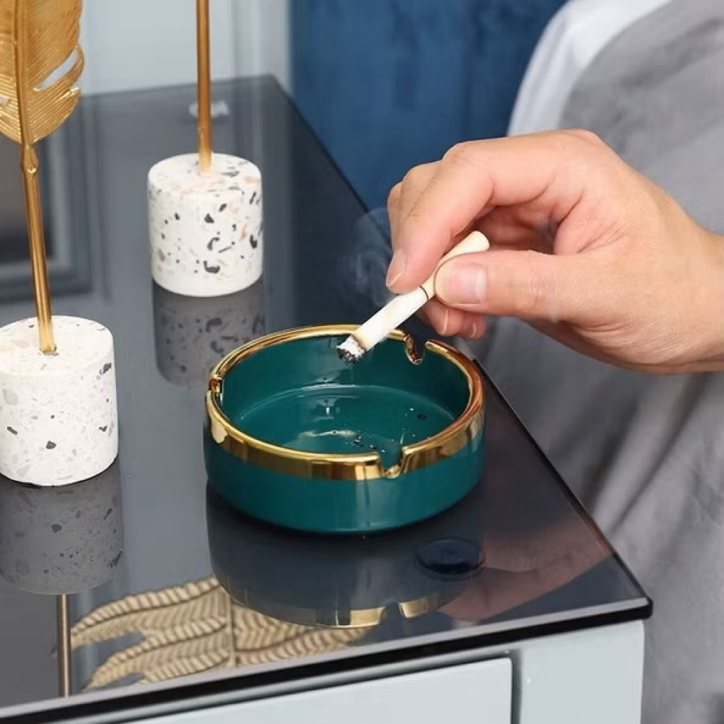 Asbak Aesthetic Unik Asbak Rokok Keramik Exclusive Asbak Estetik Rumah Meja Kopi