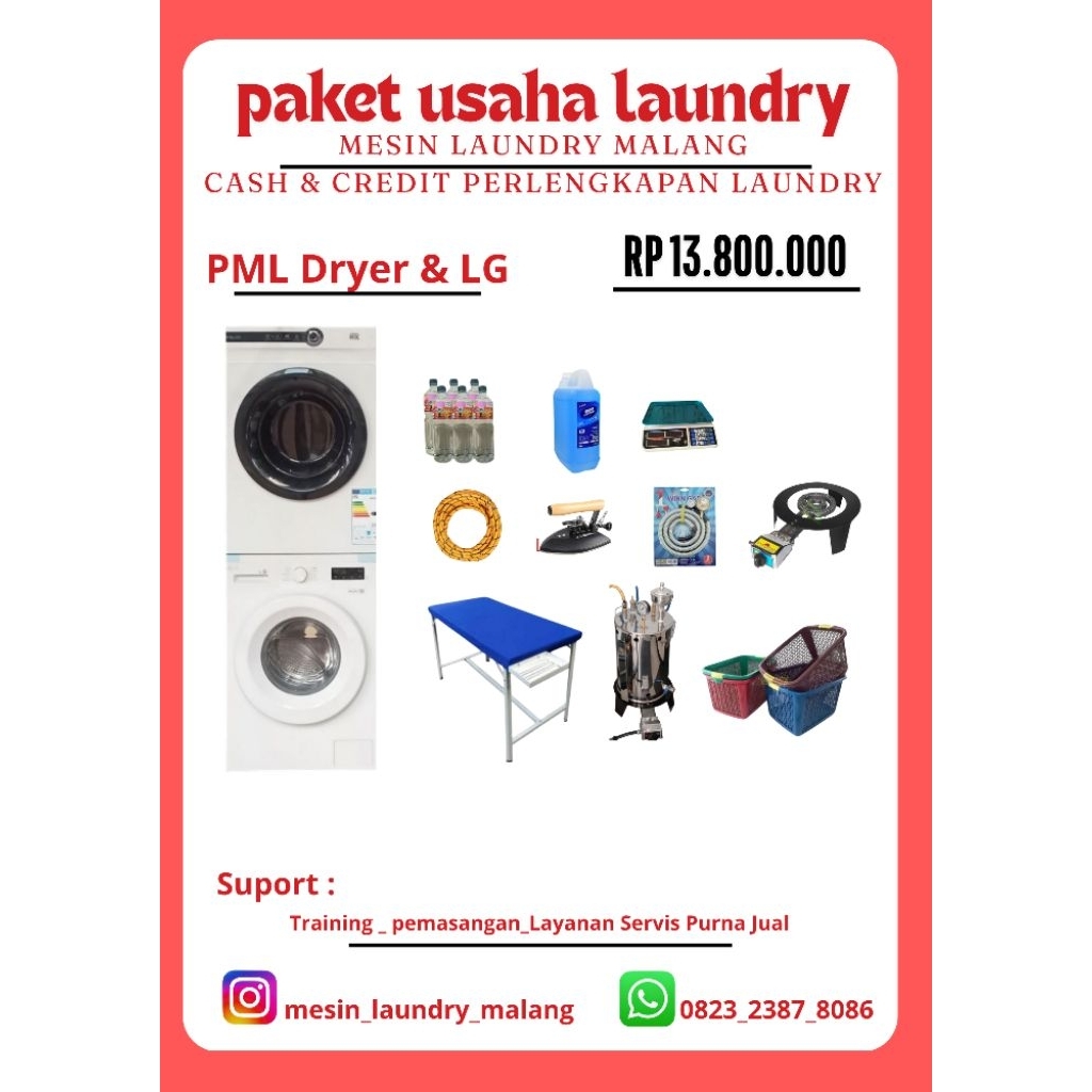 Paket dan Perlengkapan Usaha Laundry