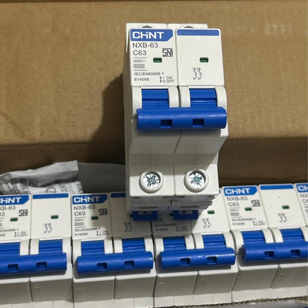 MCB CHINT 2P 63A 6KA CHNT NXB-63 2P 63A