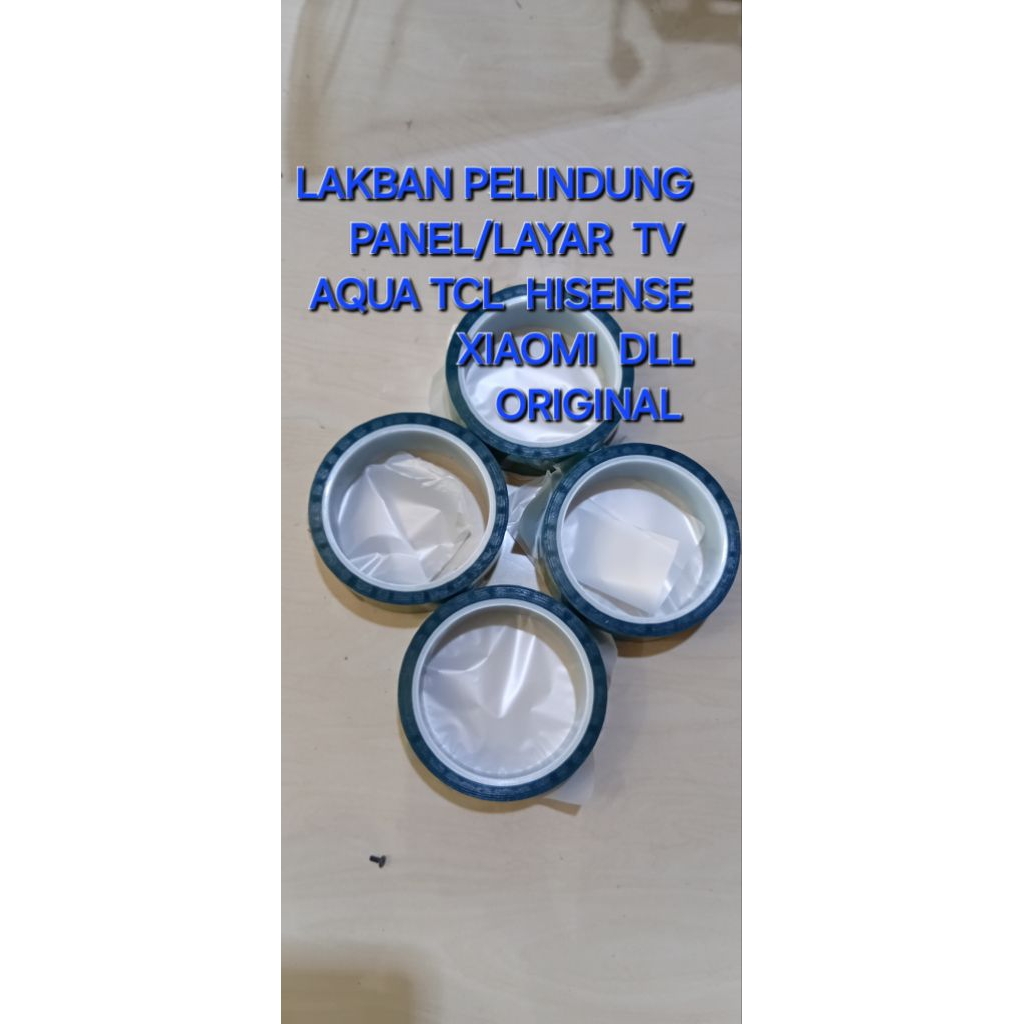 TAPE  LAKBAN PELINDUNG PANEL LAYAR  TV BIRU