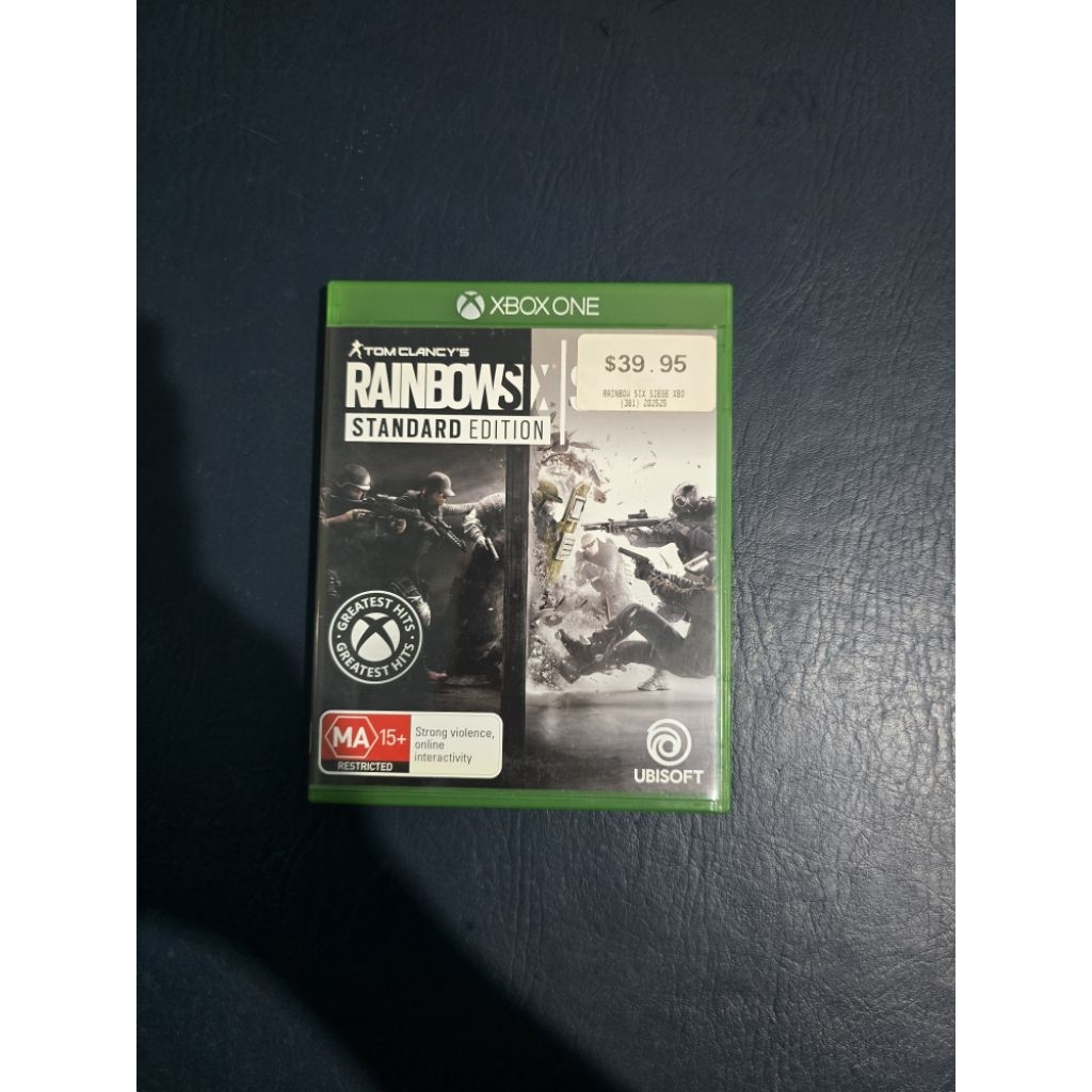 XBOX ONE Tom Clancy's Rainbow Six Siege BD Kaset CD Game Retro Ori Games Original