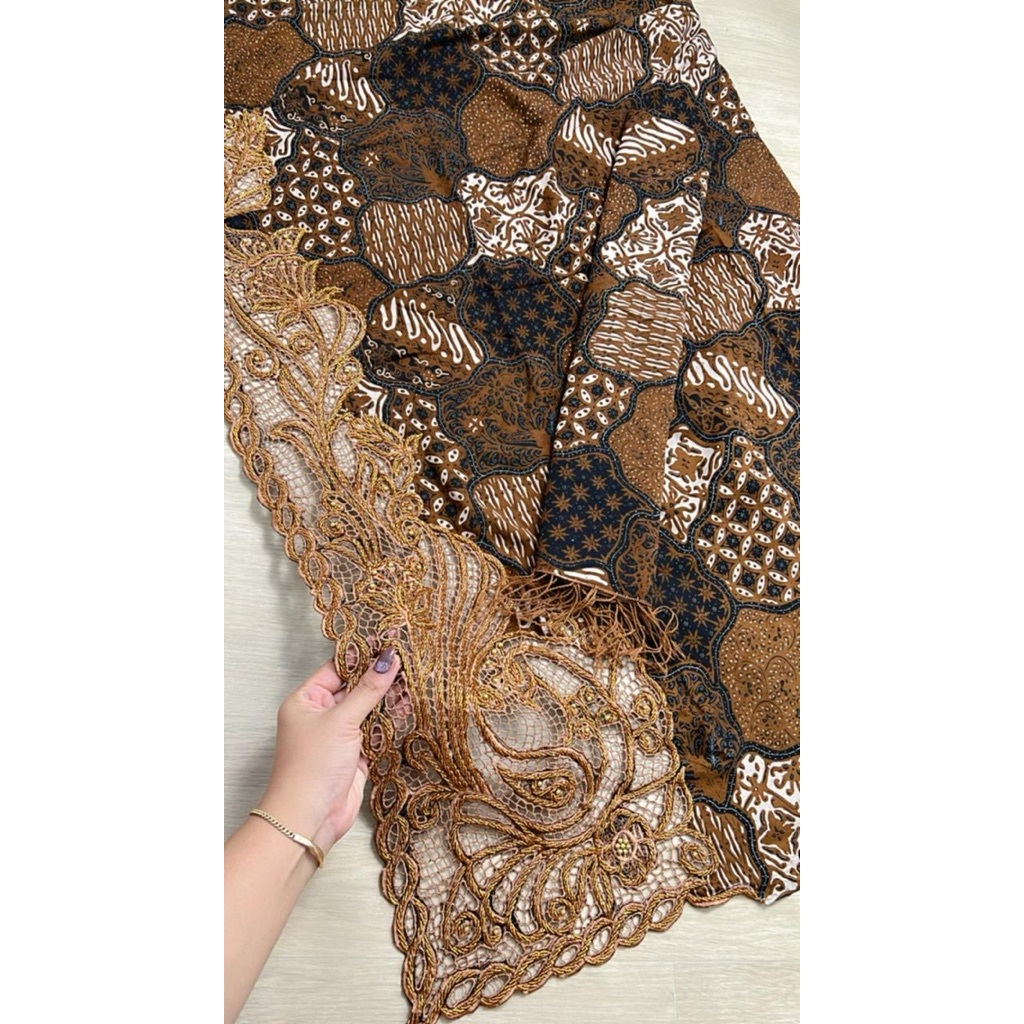 Sutra paris kerawang payet BNA, FGB, NGB