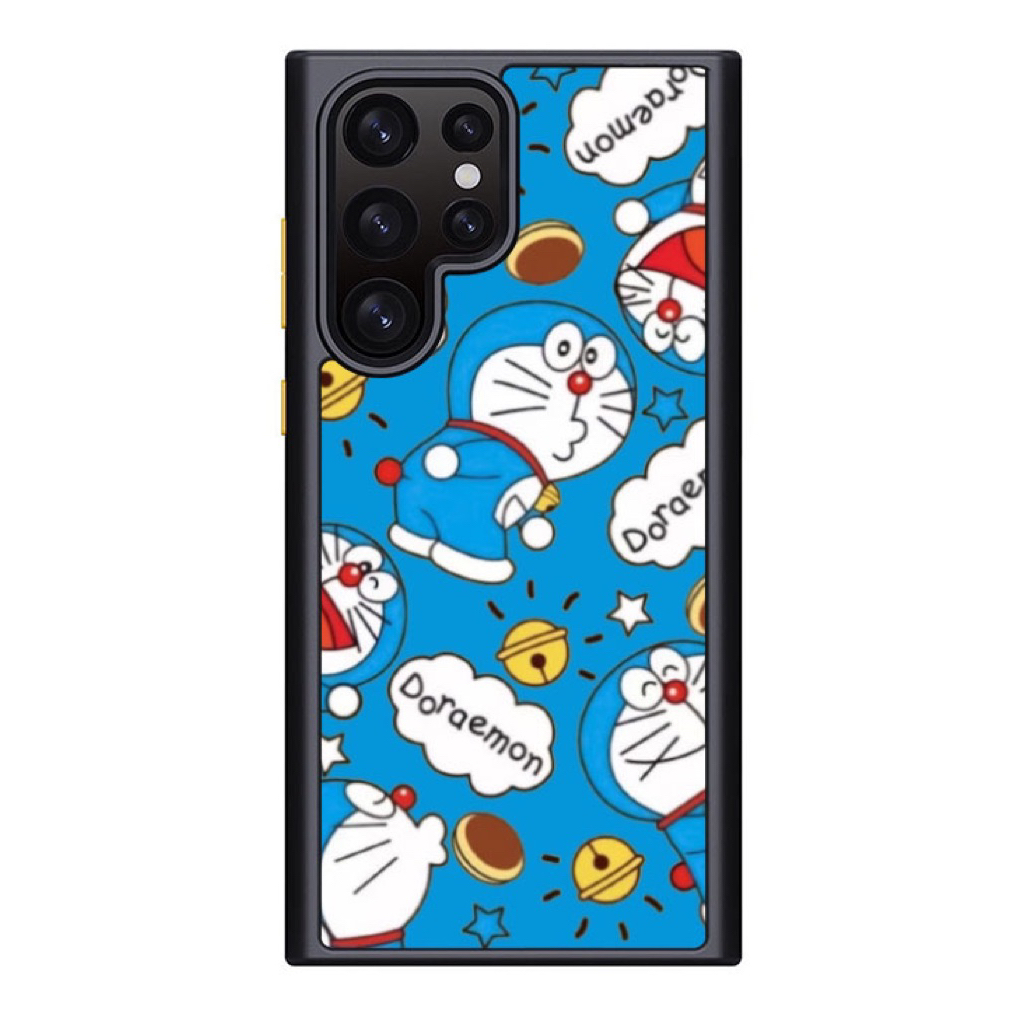 Hybrid Case Casing Samsung Galaxy S25 Ultra S24 S23 S22 S21 S20 Ultra Plus FE , Case Doraemon ,HC105
