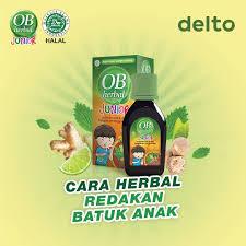 OB Herbal Junior 60ml Meredakan Batuk Anak