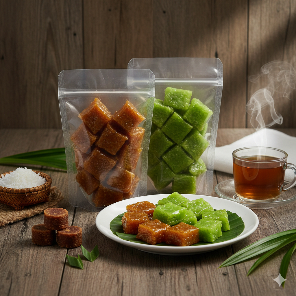 mienyong Wajik Ketan Gula Merah dan Wajik Ketan pandan 1kg