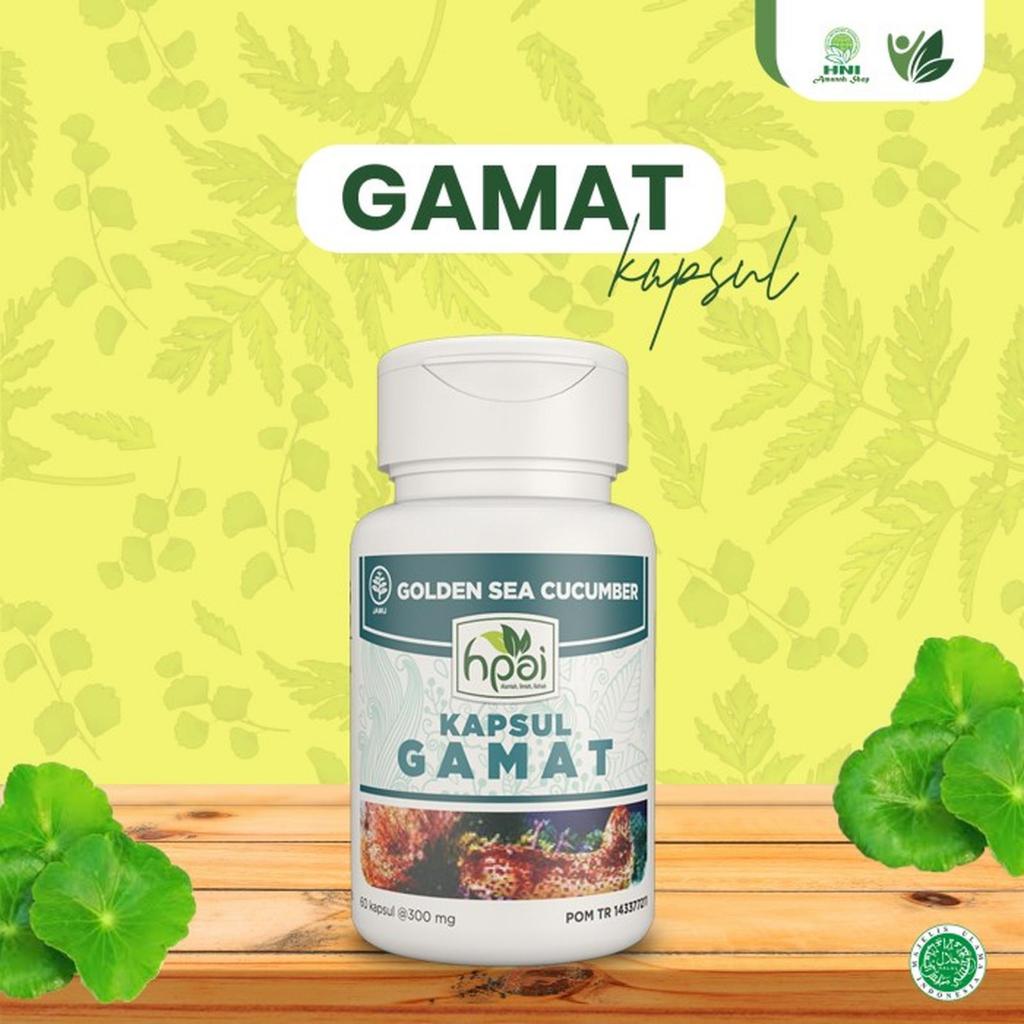 BISA COD  HNI HPAI - Gamat Kapsul Original (Golden Sea Cucumber)
