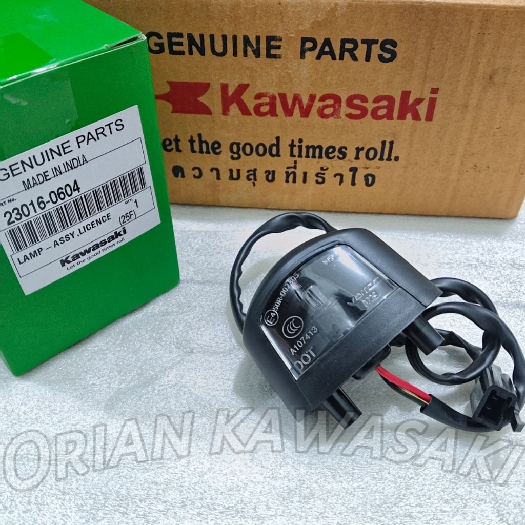 Lampu plat nomor kawasaki ksr110 pro