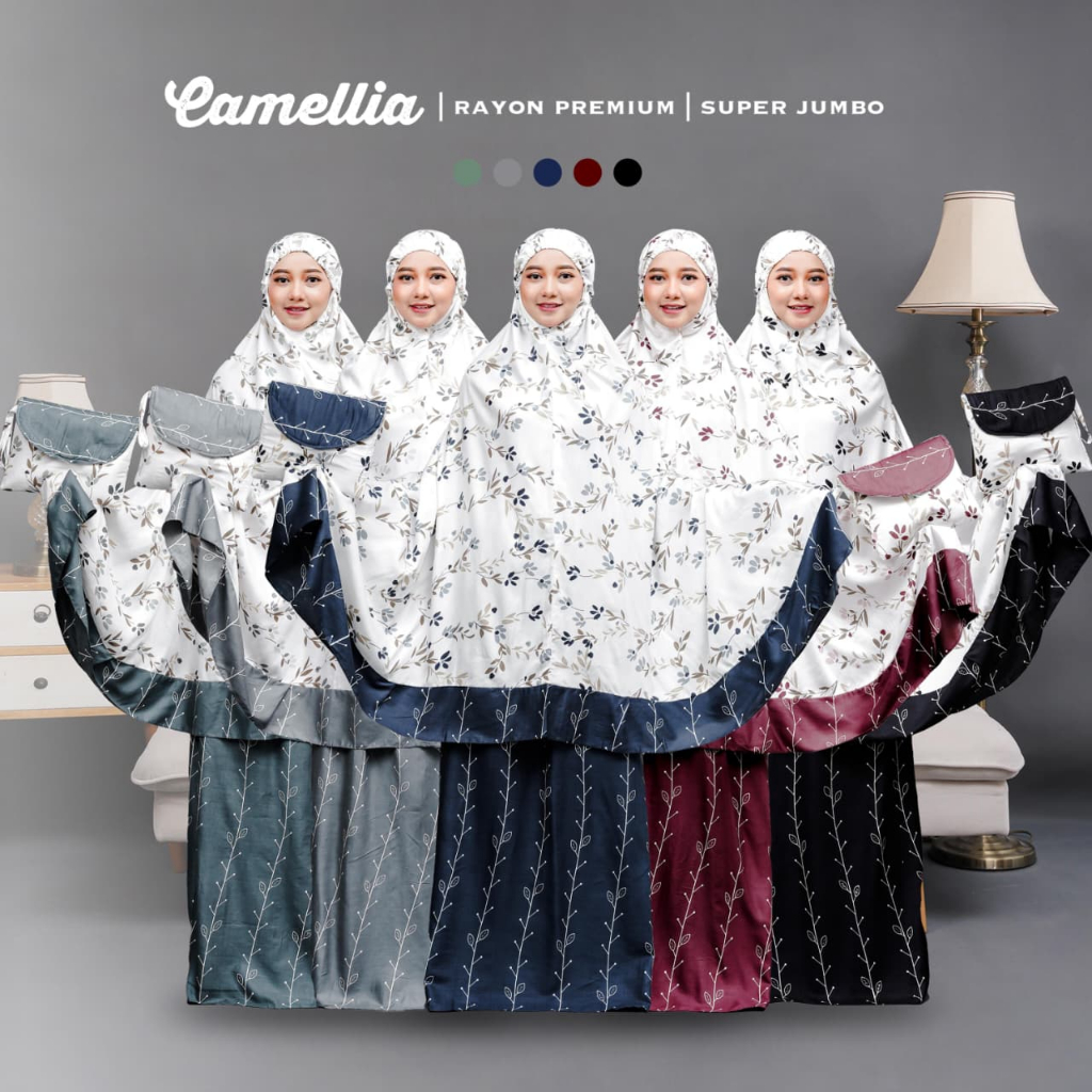 Mukena Dewasa Terbaru Super Jumbo Bahan Katun Rayon Premium Adem Mewah Jatuh Dan Dingin