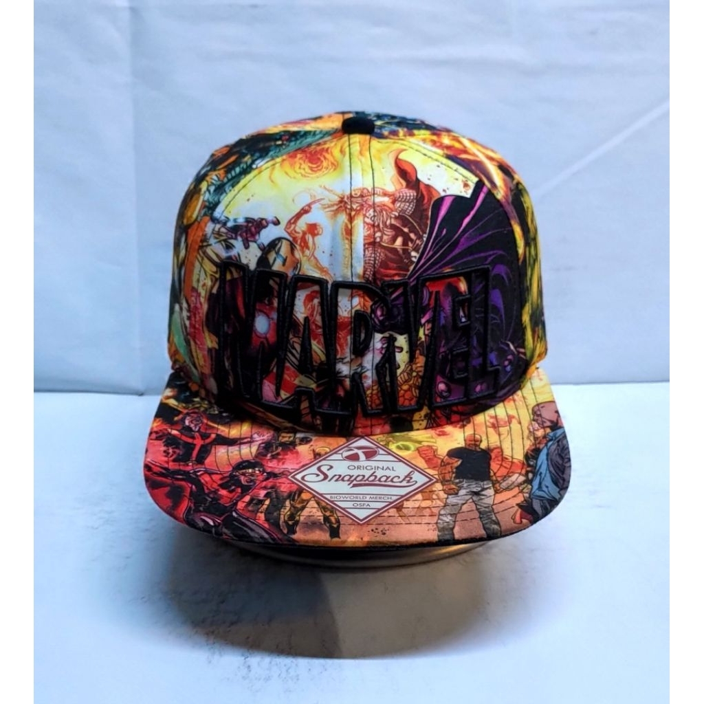Topi Marvel x Bioworld AOP Official Authentic Ori 2nd