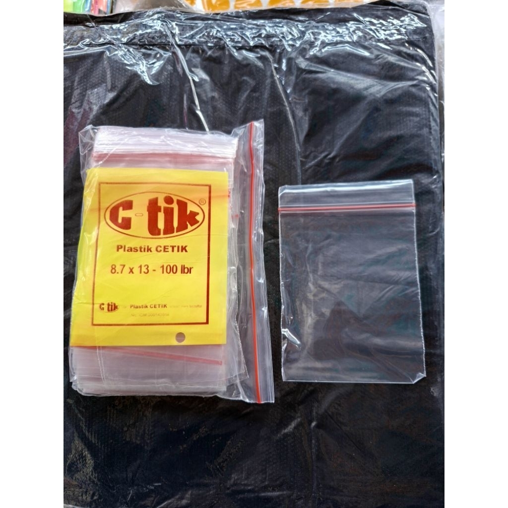 plastik cetik c-tik 8,7x13