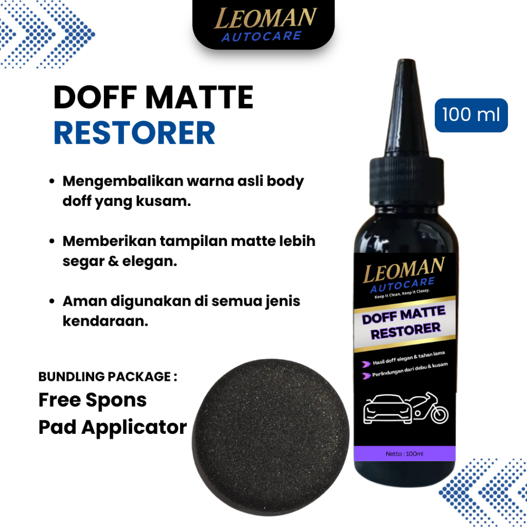 Leoman Doff Matte Restorer – Perawatan Khusus Body Doff & Matte