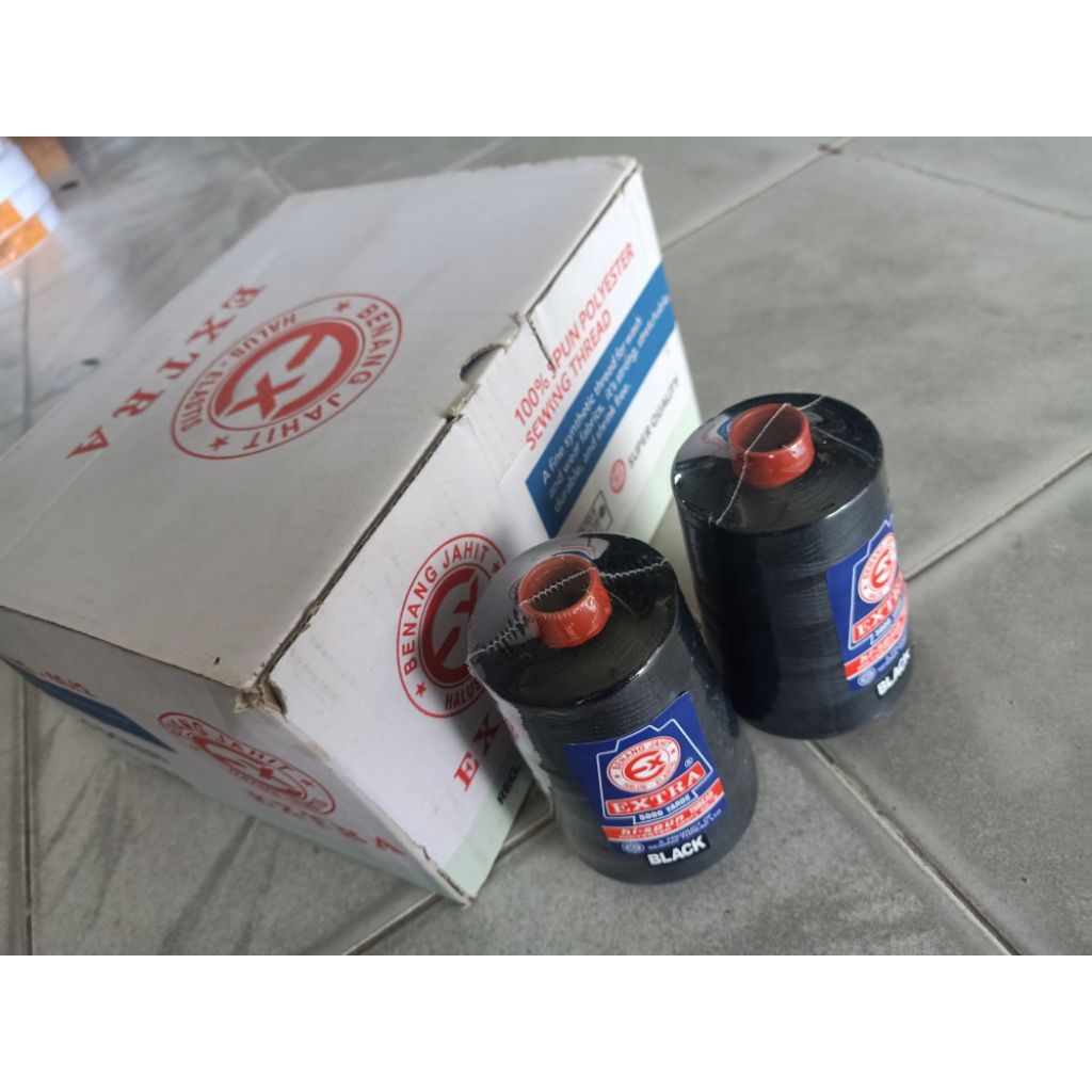 Benang jahit EXTRA 100% Polyester 5000 yard