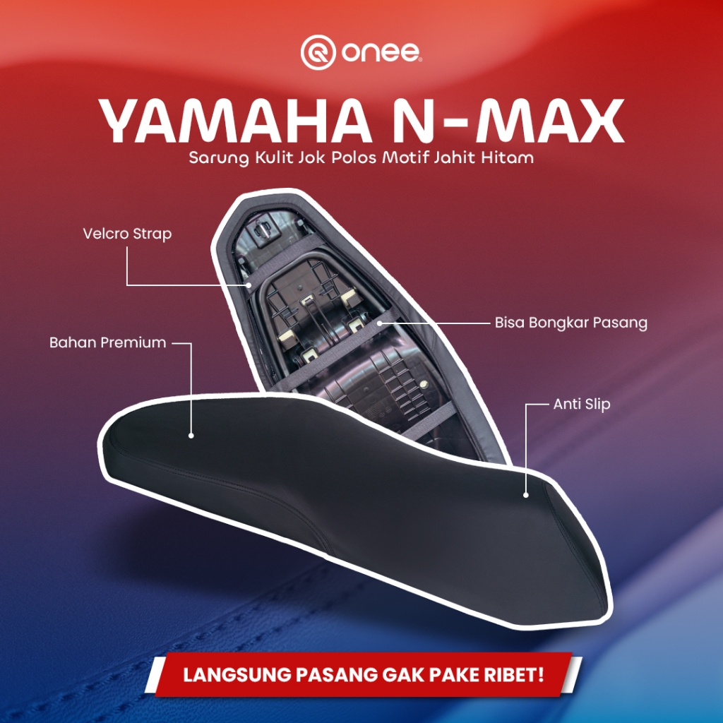ONE-E Sarung Jok Motor NMAX | Cover Jok Motor Yamaha NMAX| Sarung Jok Motor Yamaha | Cover Jok Motor