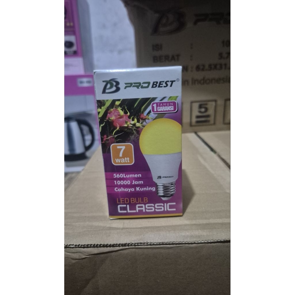 lampu led probest 3/5/7/9/12/15watt kuning