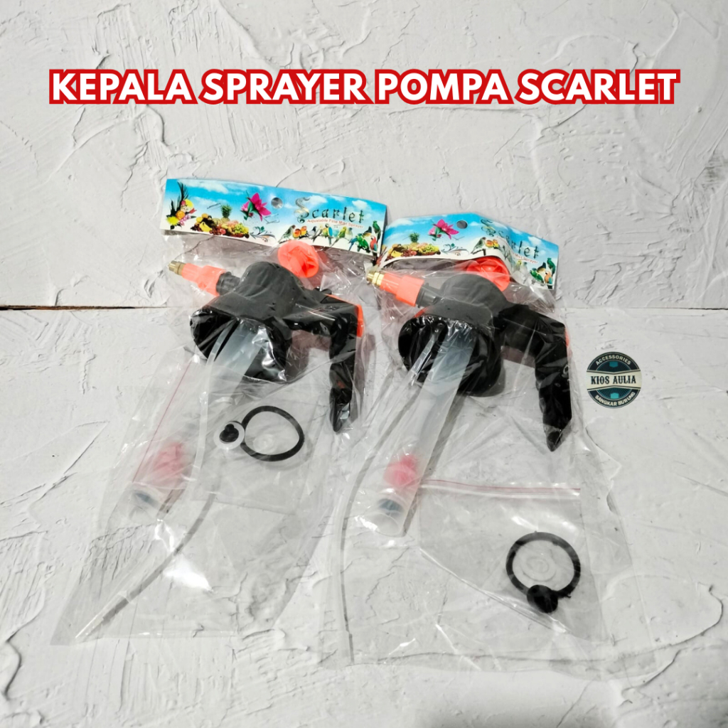 (GROSIR ECER) KEPALA SEMPROTAN POMPA SCARLET VIOLET 2 LITER HEAD SPRAYER POMPA TANAMAN BURUNG SERBAG