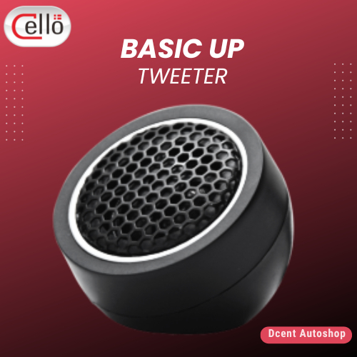 Front Tweeter Mobil - Cello Tweeter Basic UP - Front Tweeter Speaker - Tweeter Audio Mobil - Plug N 