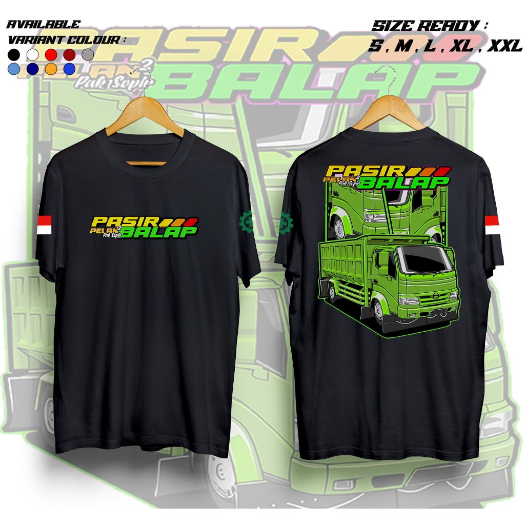 KAOS TRUK PASIR BALAP - BAJU DRIVER TRUK - KAOS MURAH - KAOS PREMIUM - KAOS TERBARU - KAOS VIRAL - K