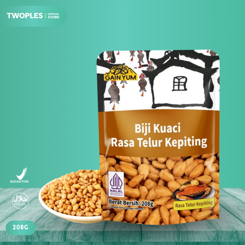 Gain Yum - Kuaci Rasa Telur Kepiting | Sunflower Seeds Crab Roe Snack