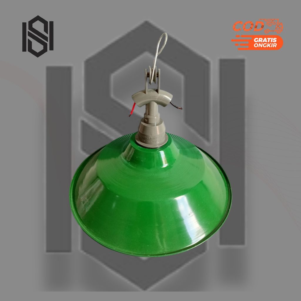 KAP LAMPU OUTDOOR SENG & PLASTIK