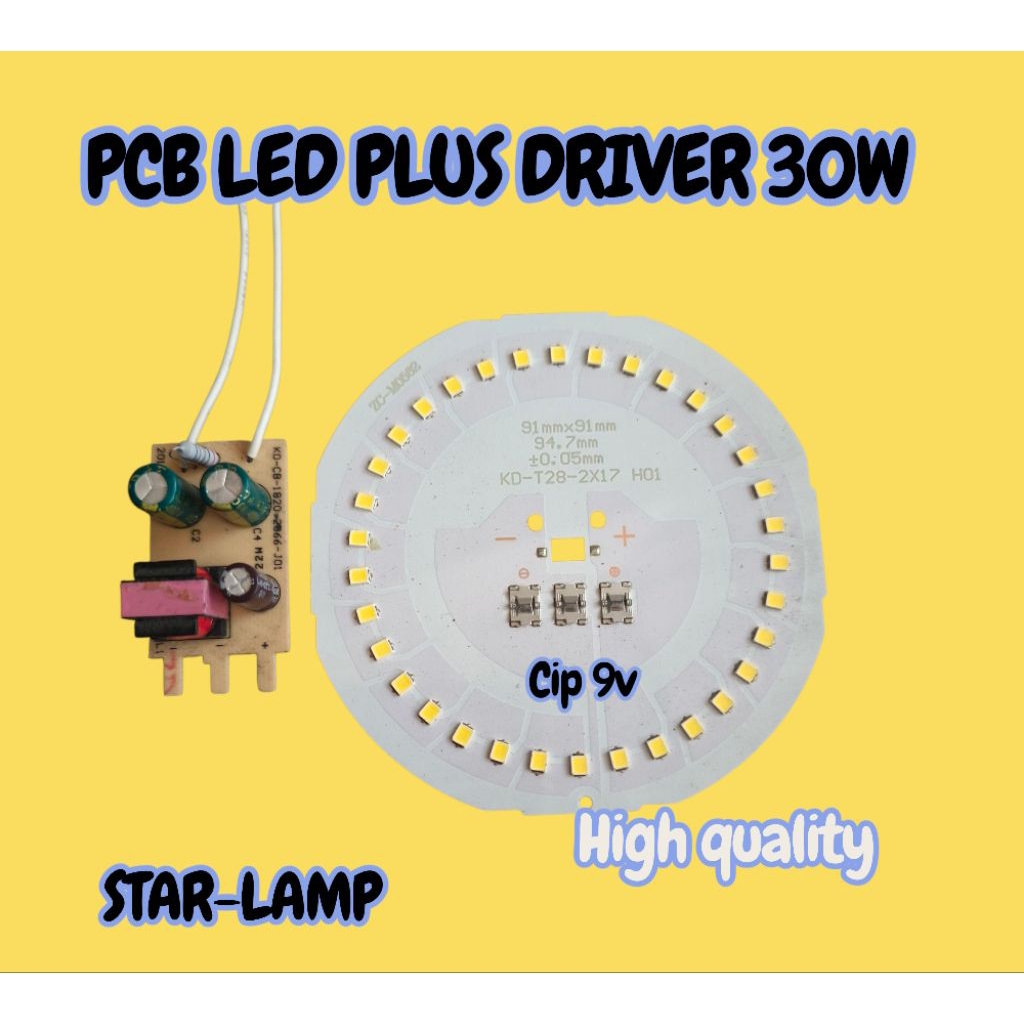 PCB LED PLUS DRIVER 30W HIGHT QUALITY