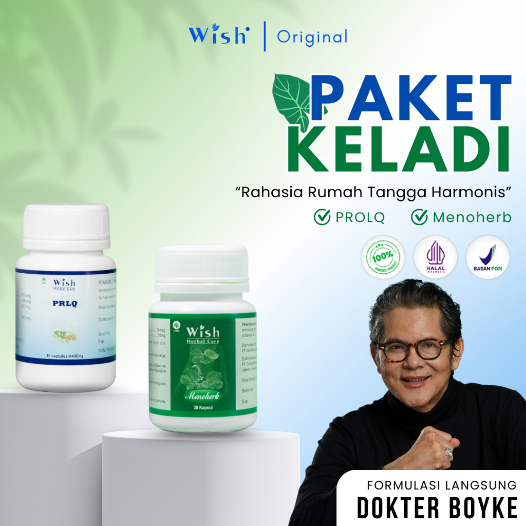 Wish Paket Keladi Dr Boyke Menoherb ProLQ BPOM HALAL