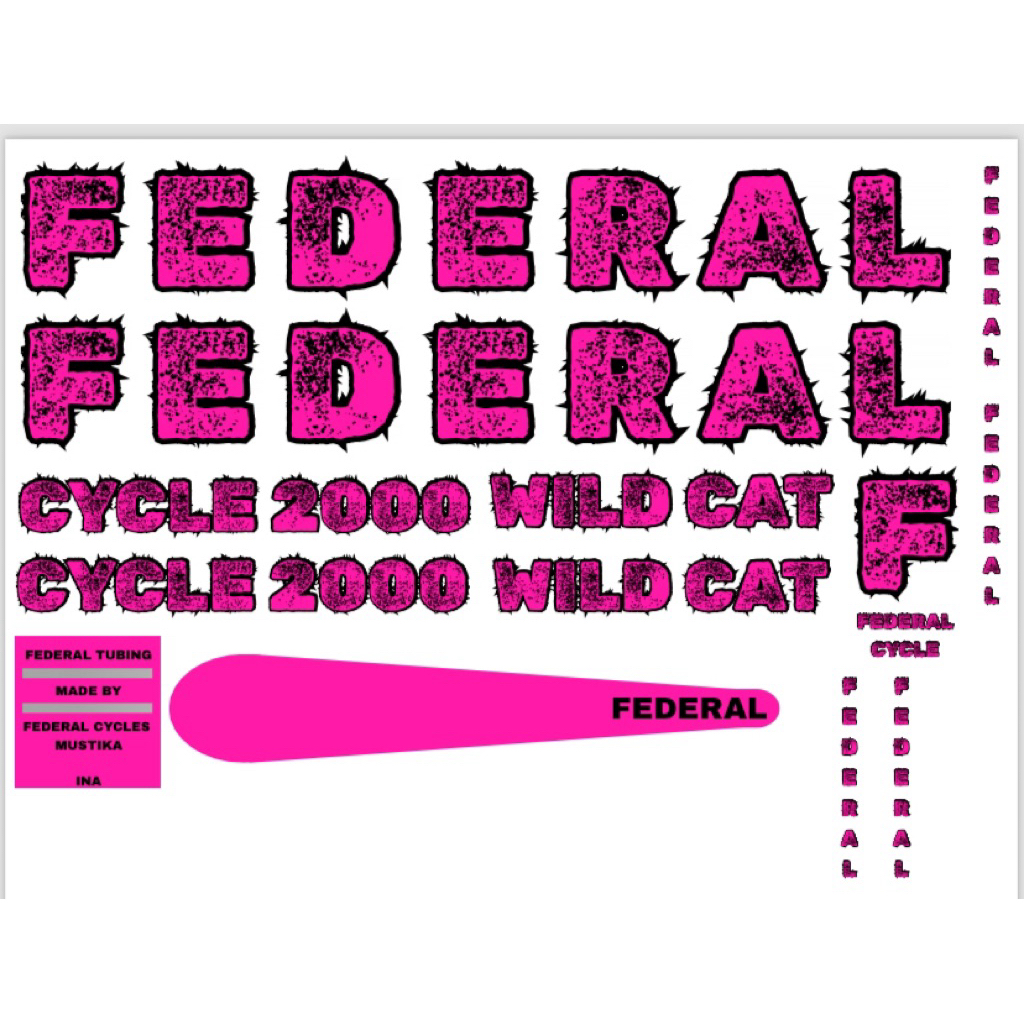 Decal Federal Wild Cat