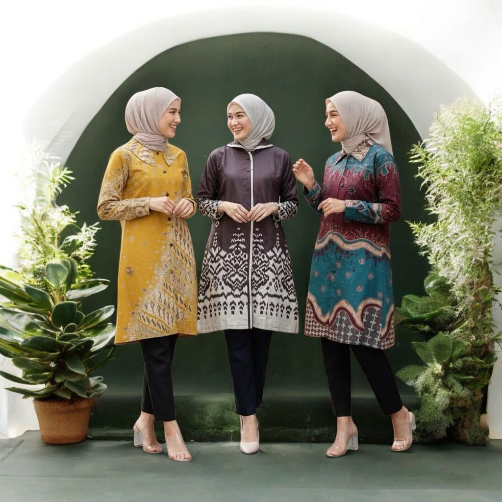 Tunik Batik Wanita Baju Batik Wanita Modern