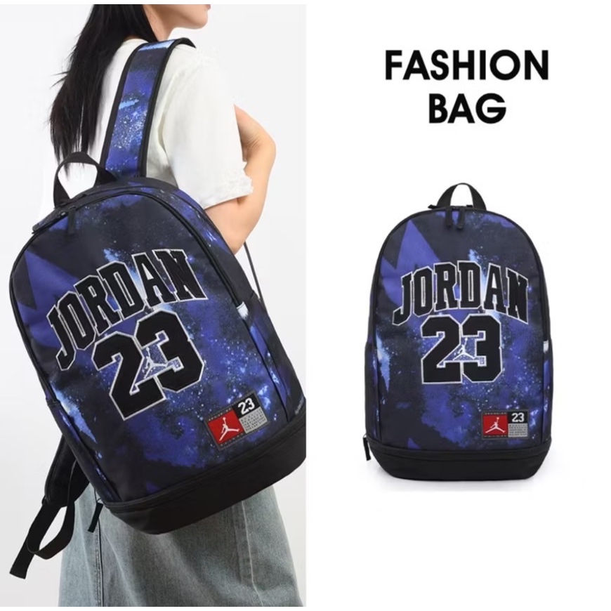 TAS RANSEL JORDAN 23 FONT GALAXY ORIGINAL BACKPACK / TAS RANSEL PRIA FULL SET / TAS RANSEL TAHAN AIR