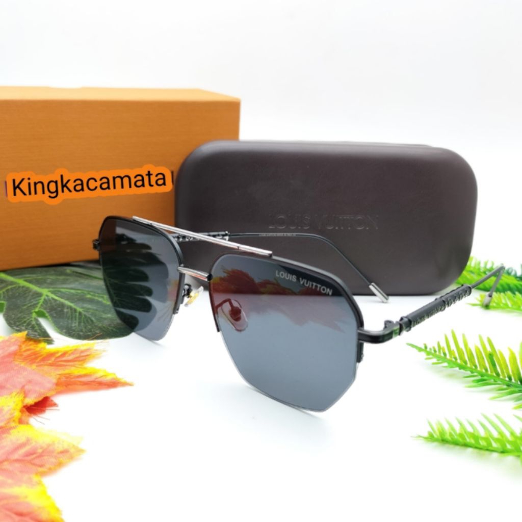 Kacamata Sunglasses Gaya Pria Dan Wanita LV72389 Lensa UV Protection Anti Silau Siang Malam Super Pr
