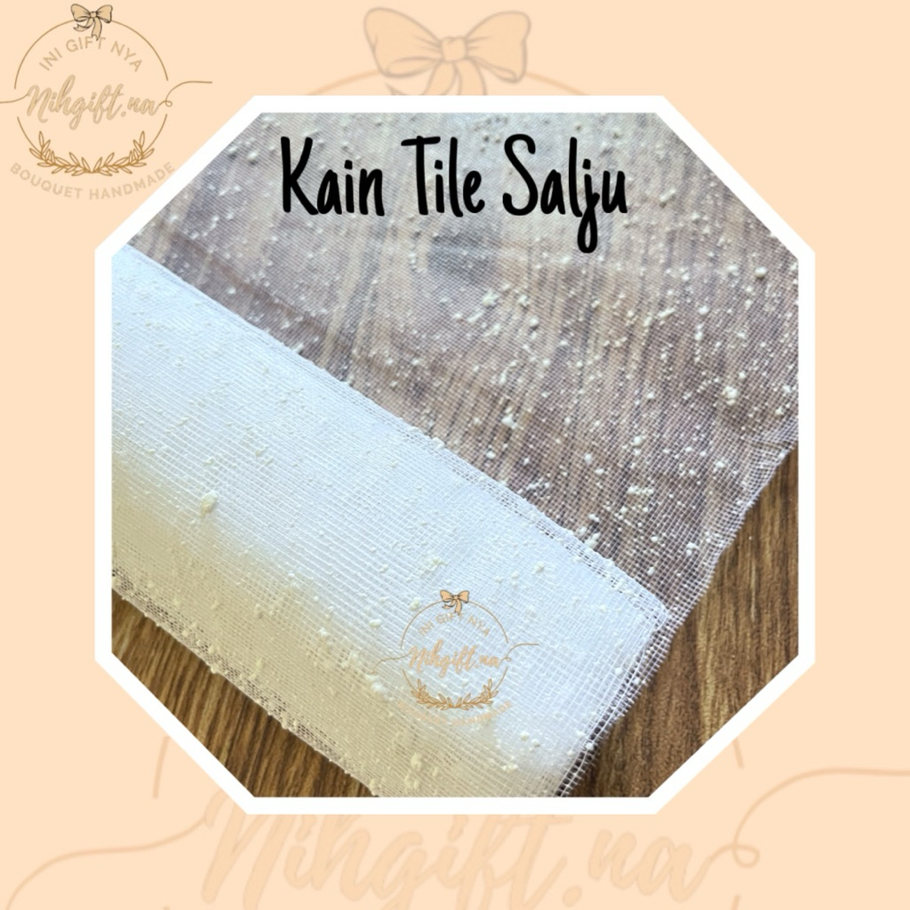 KAIN TILE SALJU || SNOW TILE BOUQUET WRAPPING
