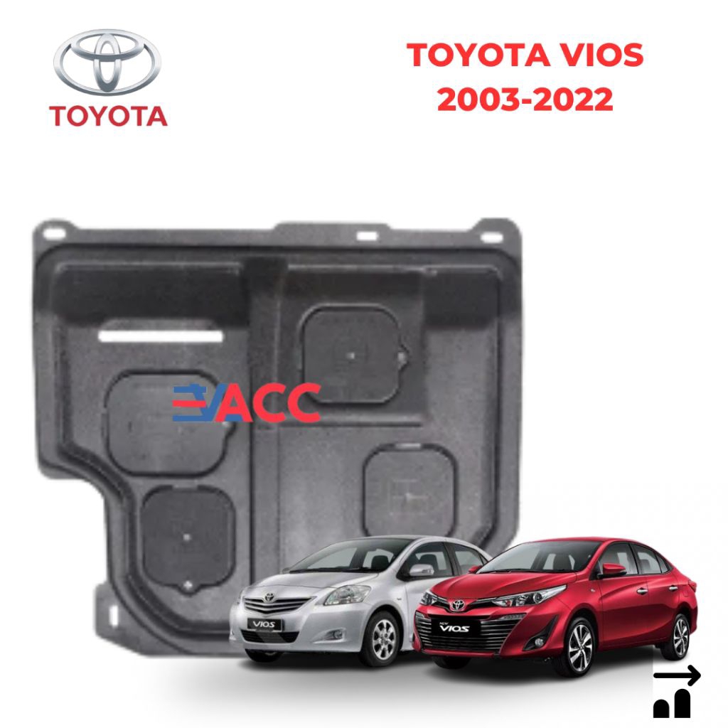 lower crank guard engine cover toyota vios gen 1-4 2003-2023