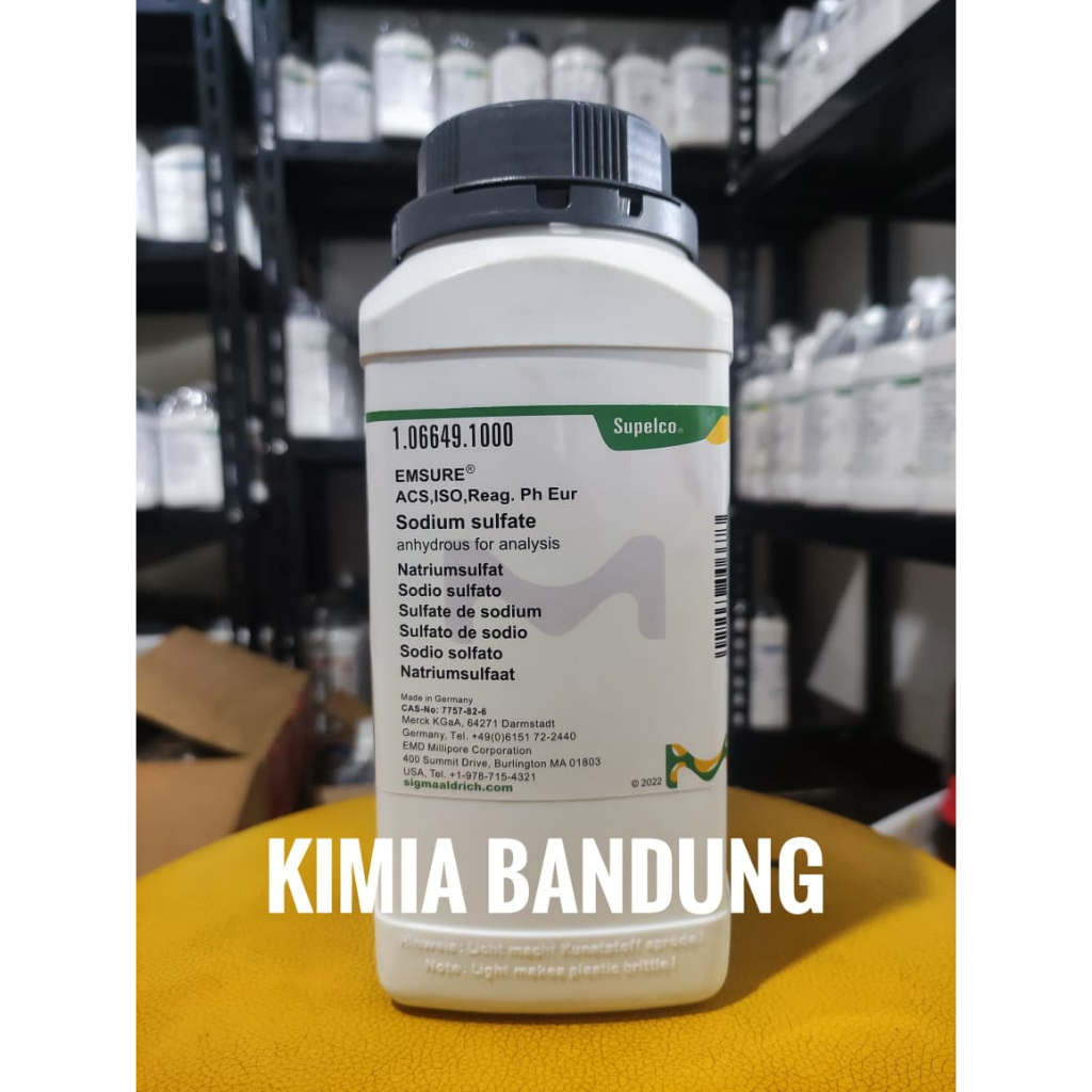 Sodium Sulfate Pro Analis / Natrium Sulfat MERCK 106649 1GRAM ECER