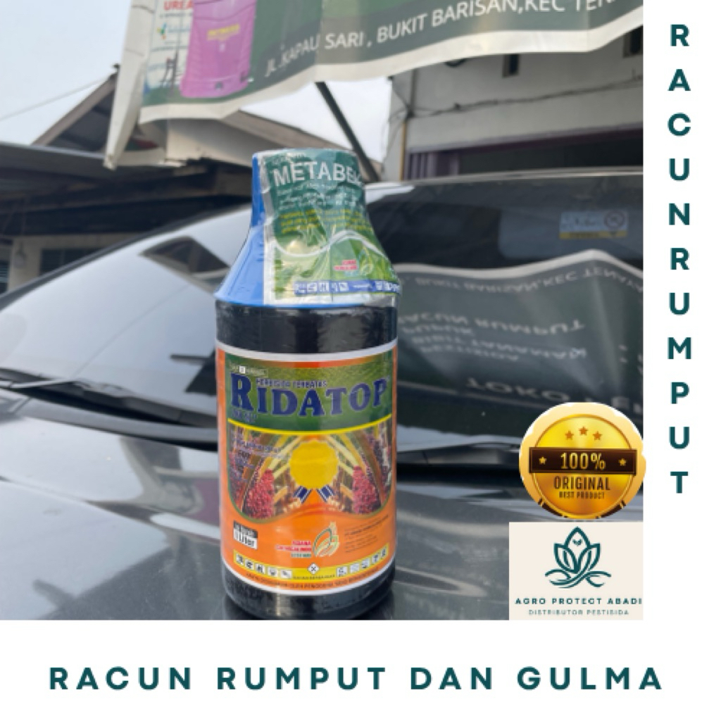 Herbisida kontak RIDATOP 288SL @ 1 liter | pembasmi  Rumput dan Gulma gratis metil