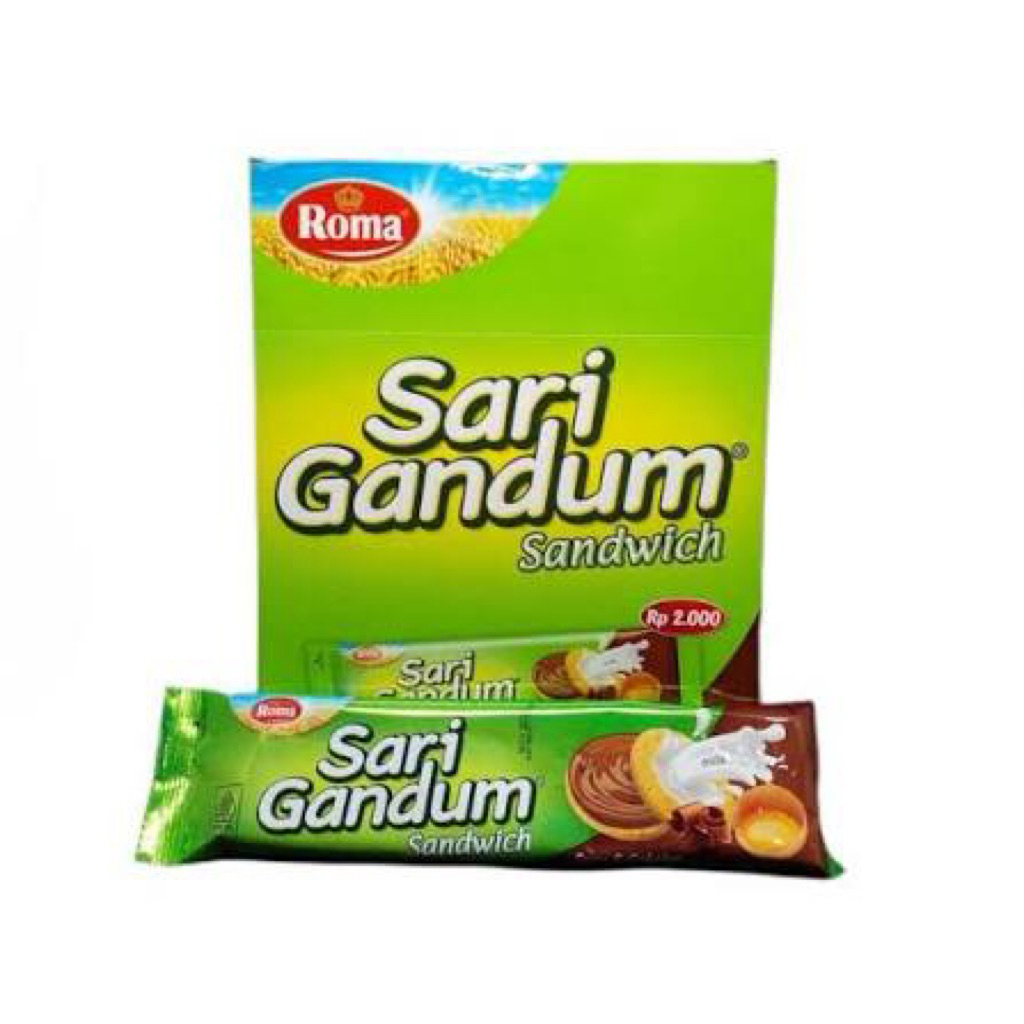 Roma Sari Gandum Coklat [12 sachet/Box]
