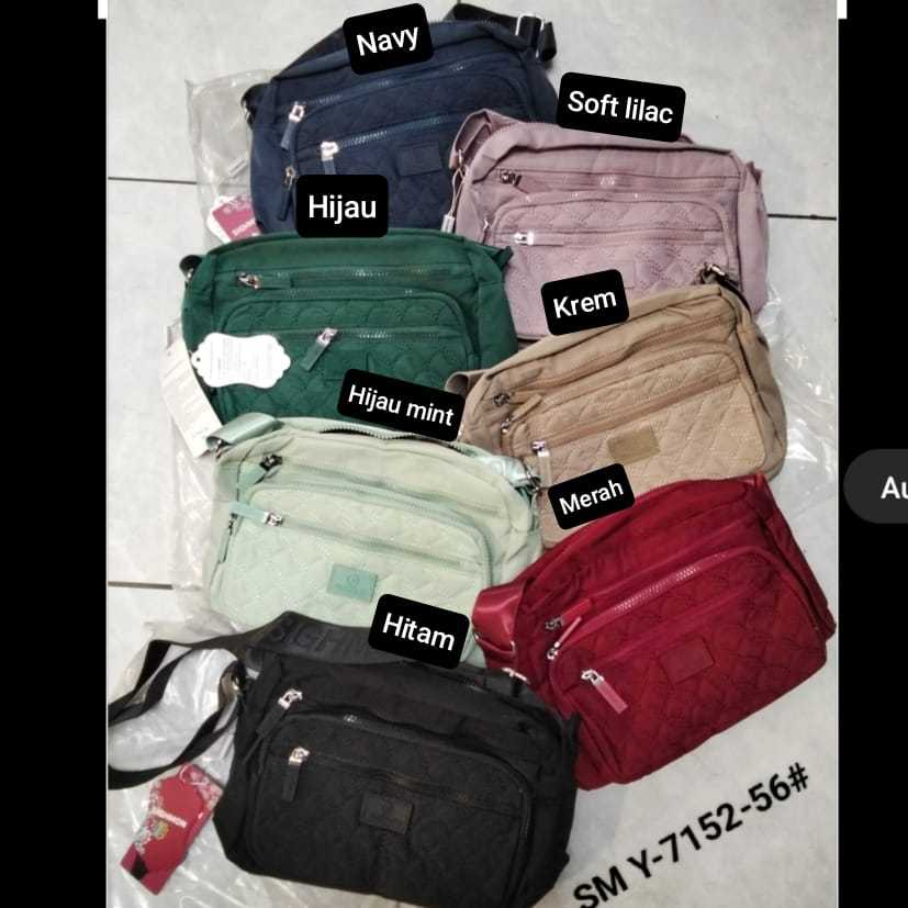 MEYMEYBAGS- Sighmon 7152 Tas Selempang Wanita Besar Slingbag Cewek Import Waterproof Anti Air