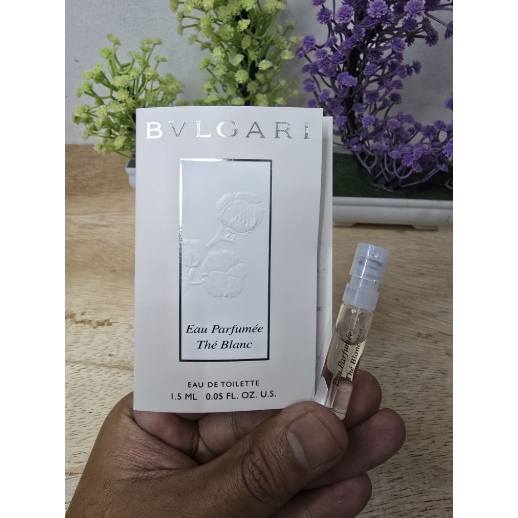 vial parfum bvlgari eau parfumee the blanc 1,5ml