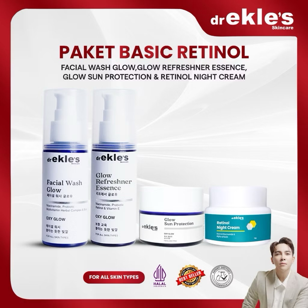 PAKET OXY GLOW ANTIAGING | EKLES CLINIC | SKINCARE GLOWING | SKINCARE BPOM