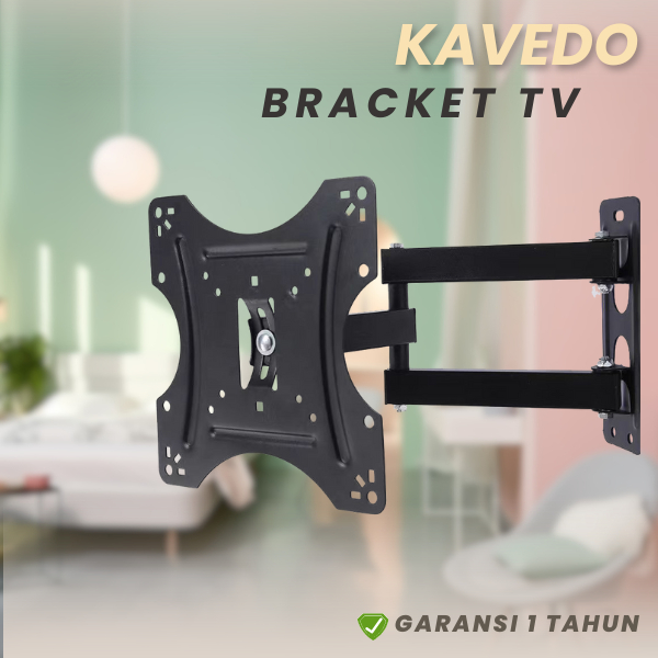 Bracket TV Kokoh & BerkualitasLed Universal Bisa digeser dan Tempel dinding Terlaris