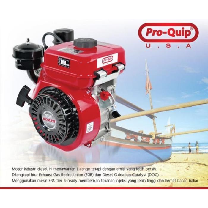 Enging Penggerak DIESEL 9HP PROQUIP QD220 / Mesin Penggerak Solar Diesel Proquip 9PK / Mesin Ketinti