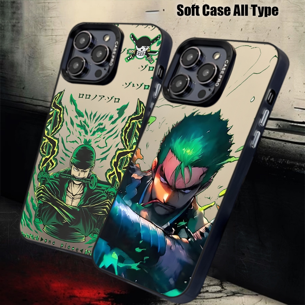 Zoro sang samurai Case Infinix Note 40 40 Pro Note 30 30 Pro Hot 40 40 Pro Hot 30i Hot 30 Hot 10 Pla