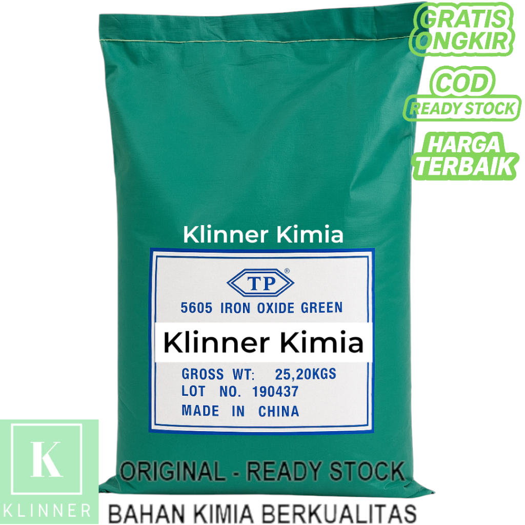 Iron Oxide Green Hijau 25KG/Iron Hijau 1 SAK