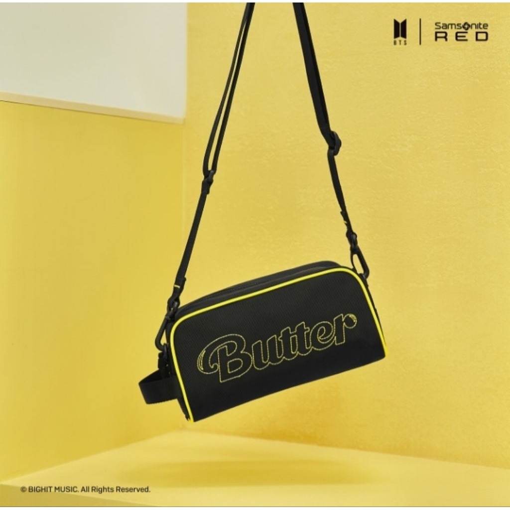 (READY STOCK) BTS Butter x Samsonite Red Pouch Bag. (LIMIED ITEM)
